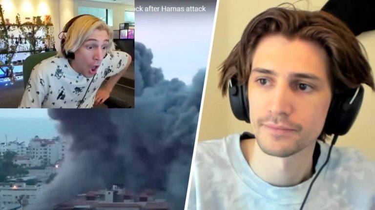 xQc chamado de ‘escória’ e ‘parasita’ para vídeo de reação em Gaza