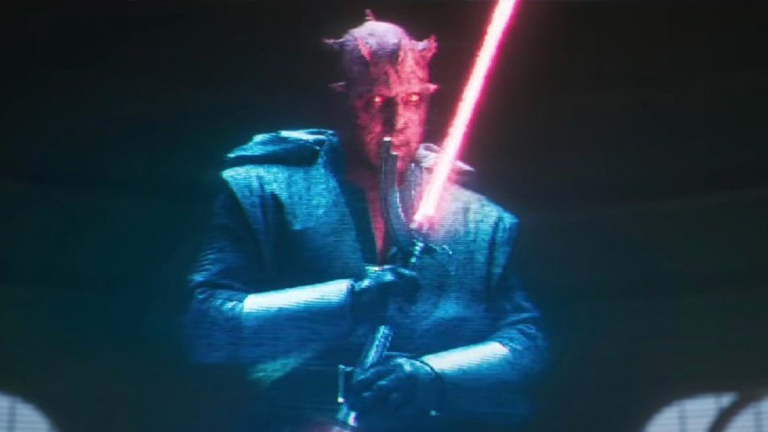 Os fãs de Guerra nas Estrelas batem o retorno surpresa de Darth Maul