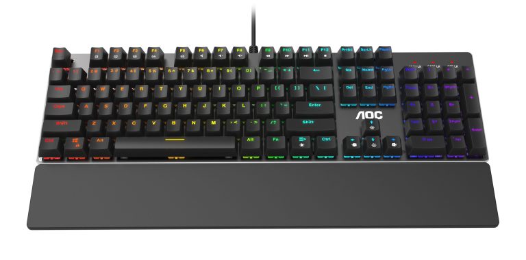 O teclado AOC GK500 é bom para os jogadores com um orçamento
