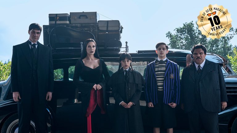 Quarta -feira 2ª temporada: Look exclusivo dentro de um macabro mais escuro da DANE com a família Addams