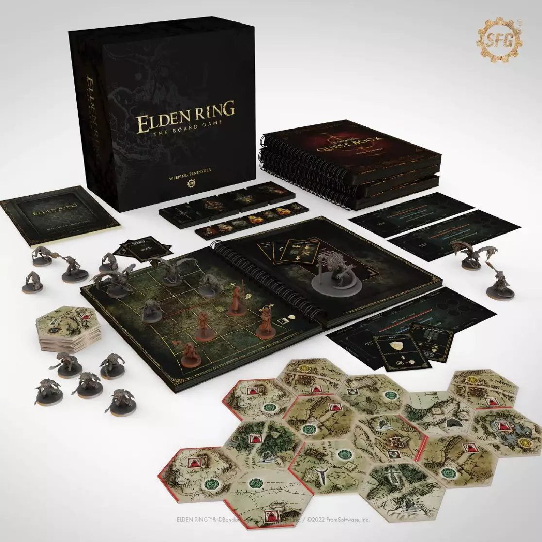 Elden Ring: o jogo de tabuleiro, jogos Steamforged