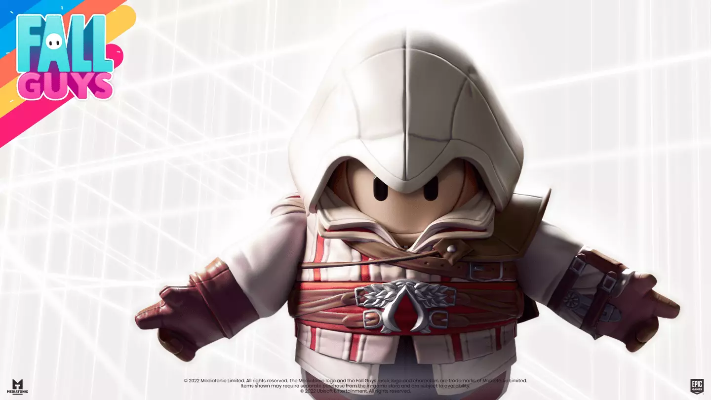 Assassin's Creed x Fall Guys, Crédito / Ubisoft, Epic Games