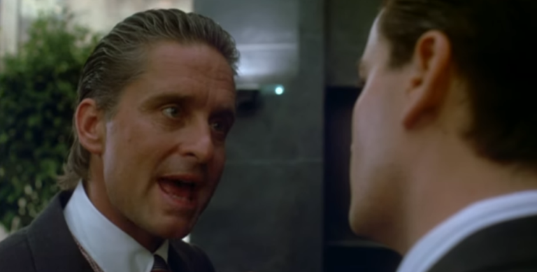 O insulto que ajudou Michael Douglas a ganhar o Oscar de Wall Street