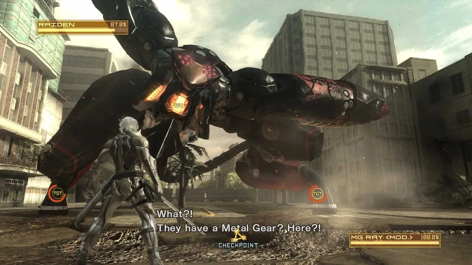 Metal Gear Rising: Revengeance, crédito: Konami
