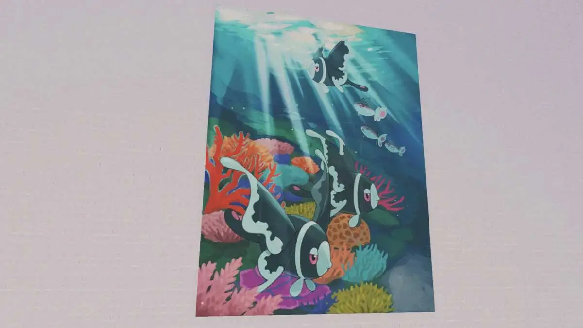 Lumineon em Pokémon Pokopia, Crédito Pokémon, via VGC