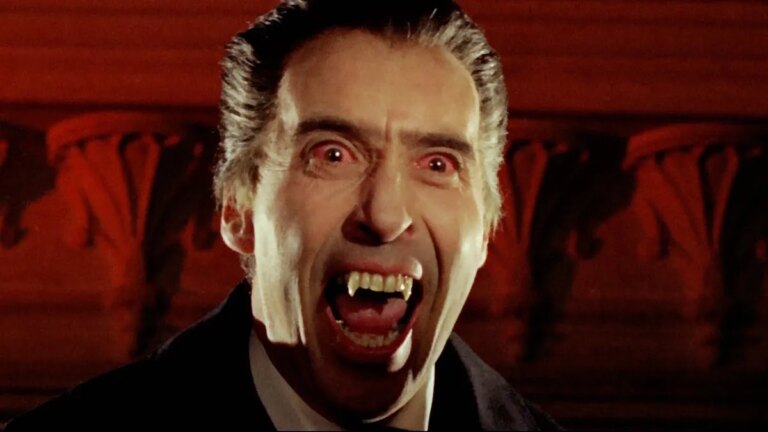 Christopher Lee in Horror of Dracula