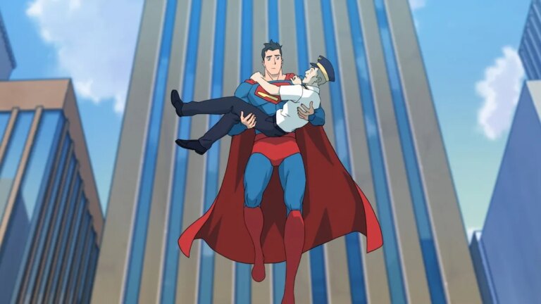 Trailer da terceira temporada de My Adventures with Superman resolve um debate sobre alfaiataria
